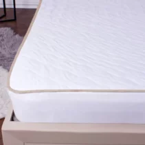 Наматрасник хлопковый из хлопковой ткани на резинке по периметру Cotton MirSon Natural Line